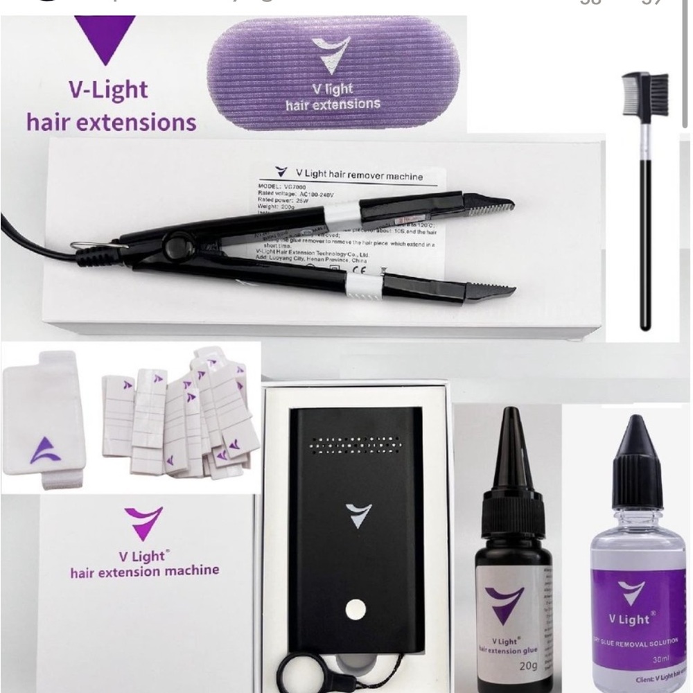 V light Hair Extension Machine